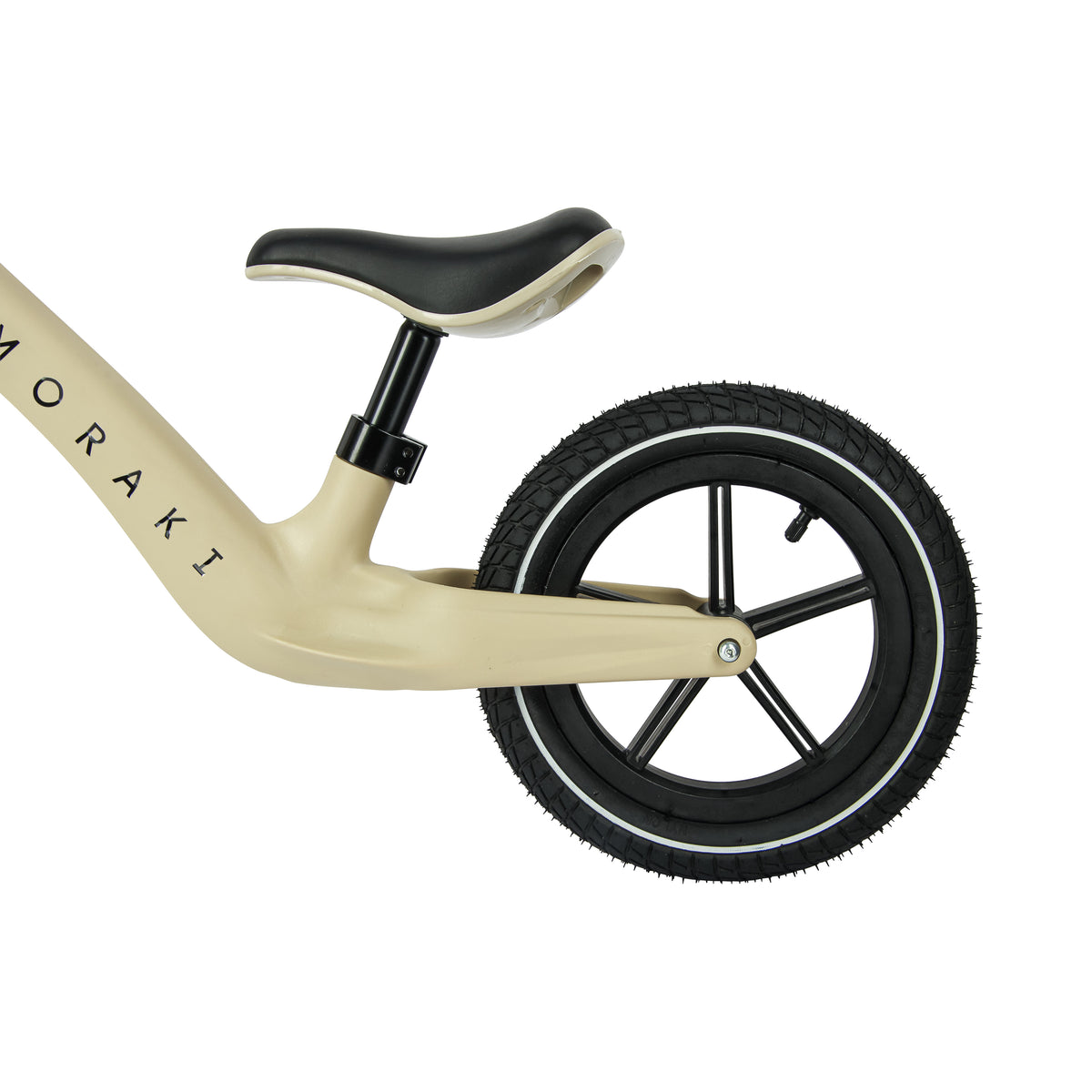 Moraki Loopfiets Beige – 12 inch luchtbanden – vanaf 2 jaar