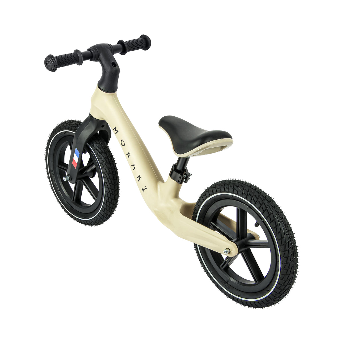 Moraki Loopfiets Beige – 12 inch luchtbanden – vanaf 2 jaar